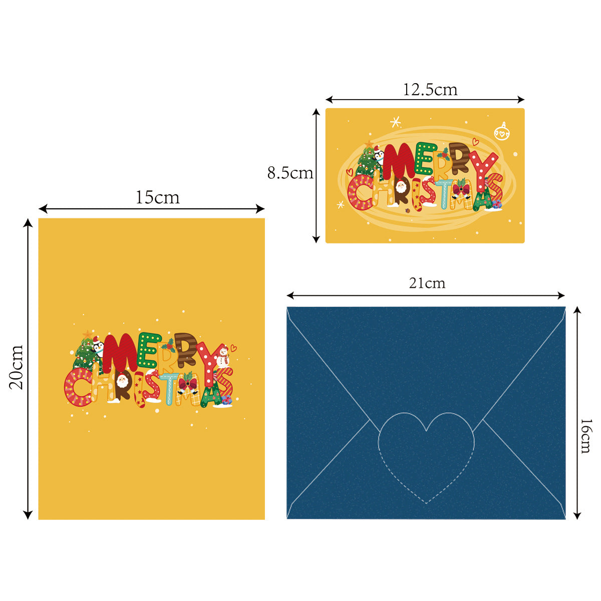 Merry Christmas Pop Up Card | Xmas Card | 3D | Tree | Santa Claus | Greeting Card | 2 Styles