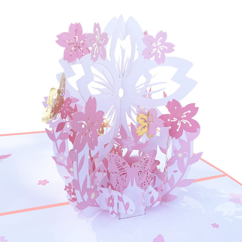 Magic Flowers Pop Up Card | 3 Colours | 3D Card