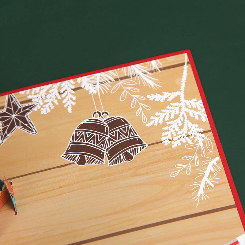 Christmas Pop Up Card | 3D Card | Xmas | Gift | Present | Festive Season | Greeting Card | Santa | Christmas Tree