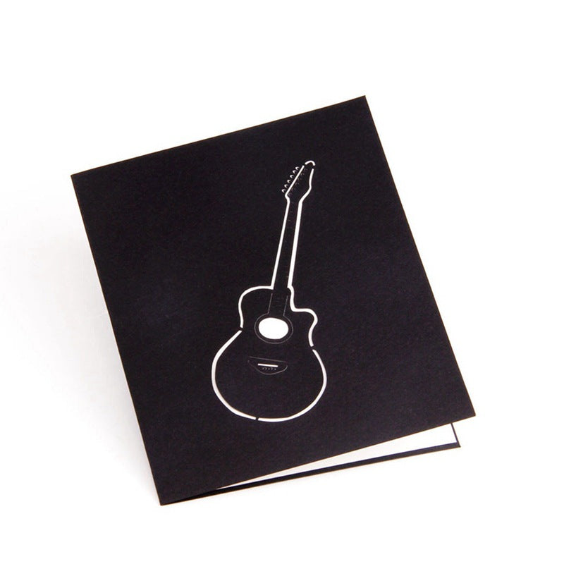 Classic Guitar Pop Up Card | 3D Card | Greeting Card | Music | Strings | Birthday | Gift