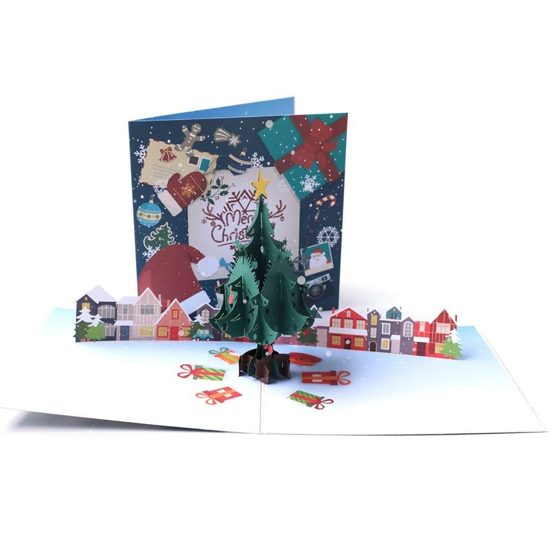 Christmas Market Pop Up Card | 3D Card | Xmas | Greeting Card | Gift