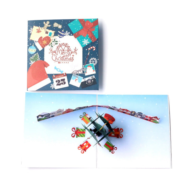 Christmas Market Pop Up Card | 3D Card | Xmas | Greeting Card | Gift