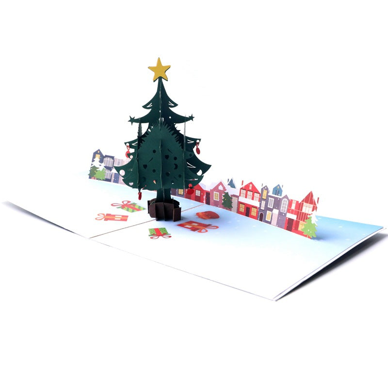Christmas Market Pop Up Card | 3D Card | Xmas | Greeting Card | Gift