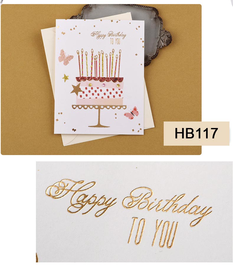 Birthday Cards - Crimson Series - Set of 6 Cards