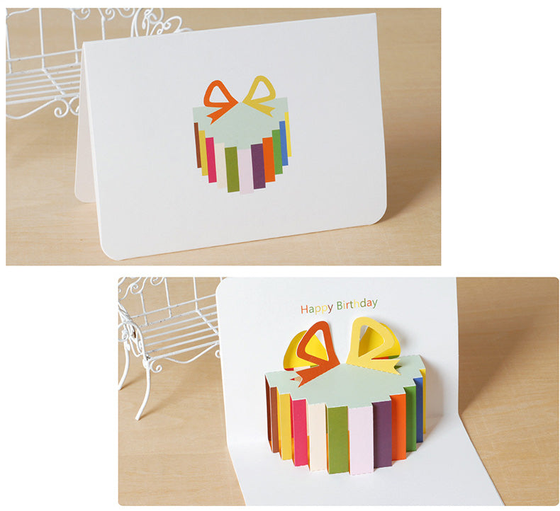 Set of 8 Birthday Mini Pop Up Cards