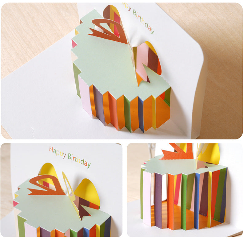 Set of 8 Birthday Mini Pop Up Cards