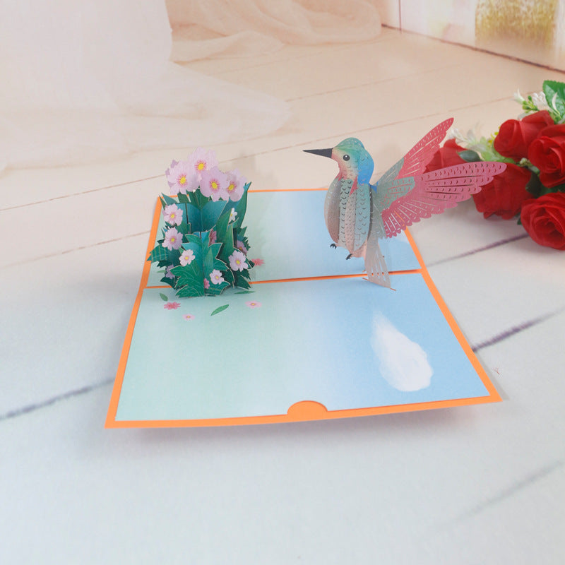 Hummingbird Pop Up Card - 5 Styles