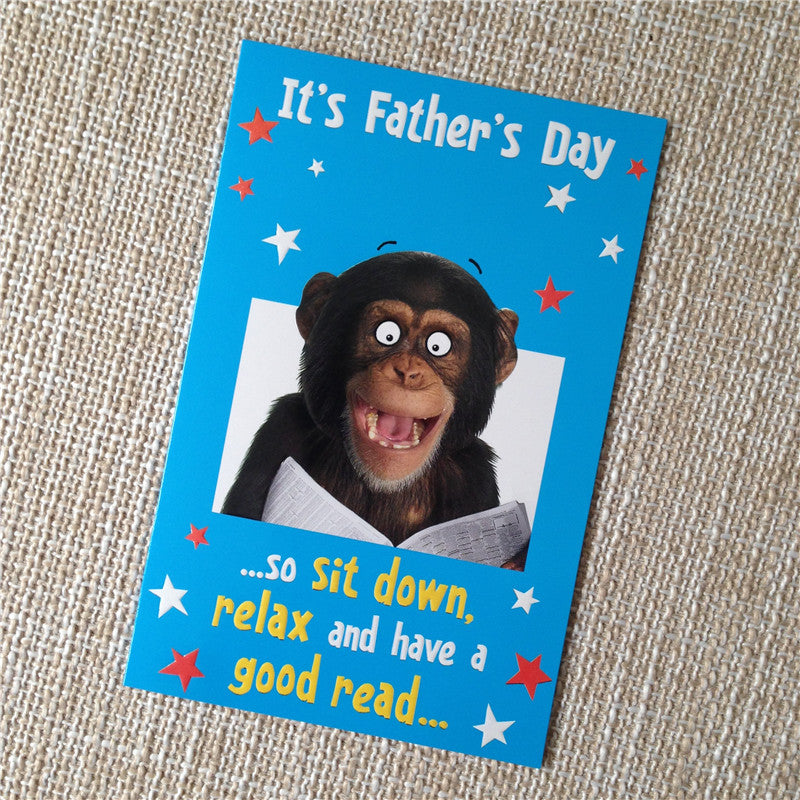 Fathers Day Card - Reading