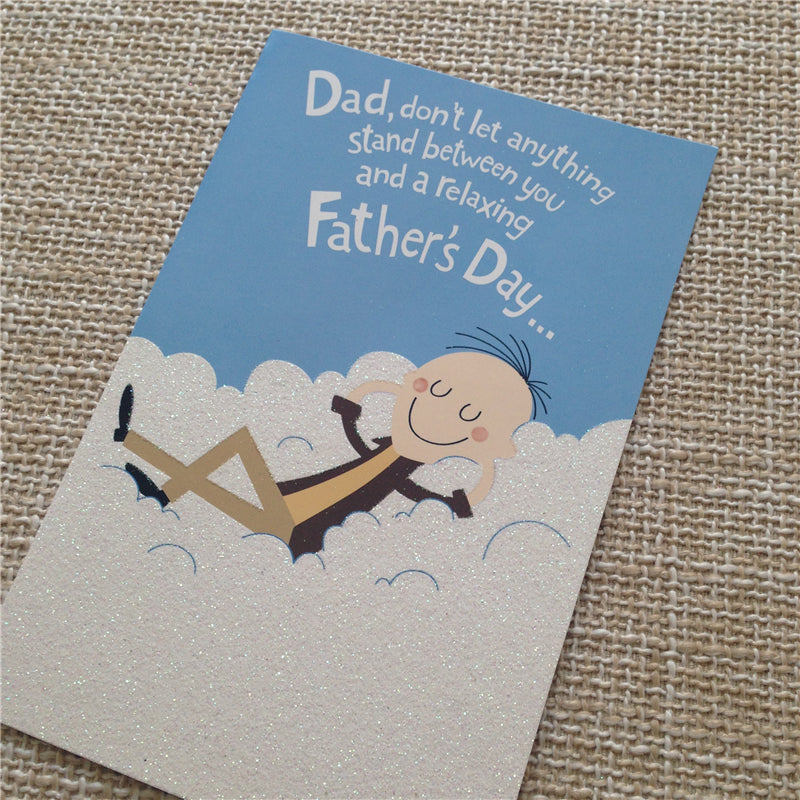 Fathers Day Card - Relaxing