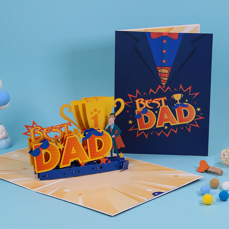 Fathers Day Pop Up Card | Dad | Card for Dad | 3D Card | Greeting Card