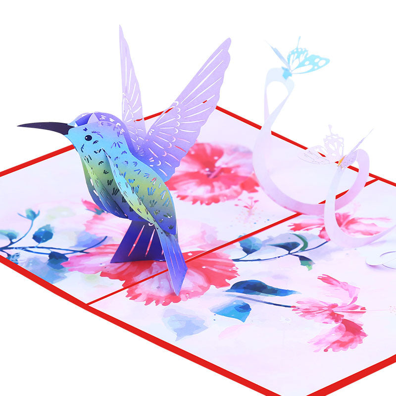 Hummingbird Pop Up Card - 5 Styles