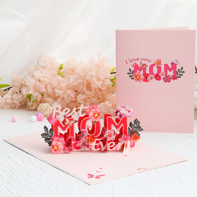 Mothers Day Pop Up Card | 3D Card | Best Mom Ever