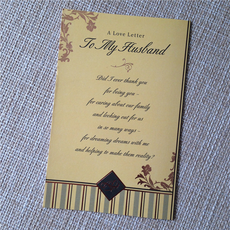 Thank You Card for Husband