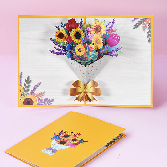 Sunflower Bouquet Pop Up Card - 2 Styles