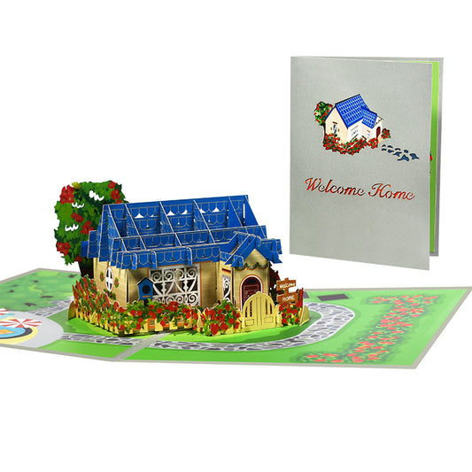 Welcome Home Pop Up Card | 3D Card | House Warming Gift