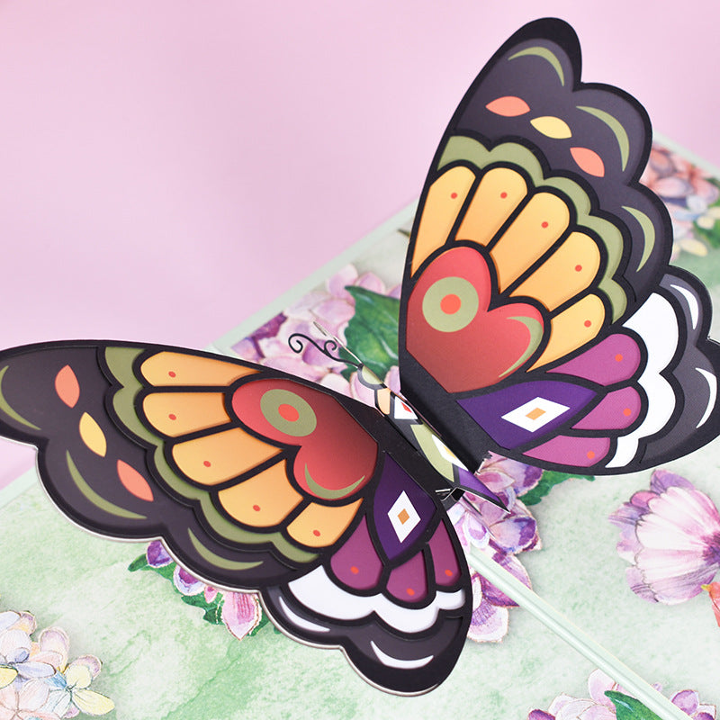 Colourful Butterfly Pop Up Card - 3 Styles