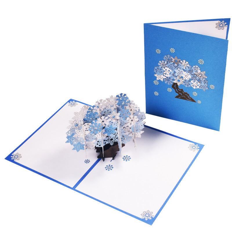 Christmas 3D Pop Up Card | Snowy Forest | Santa in Sleigh | 3D Card | Xmas Card | Greeting Card | Festive Gift | 3 Styles