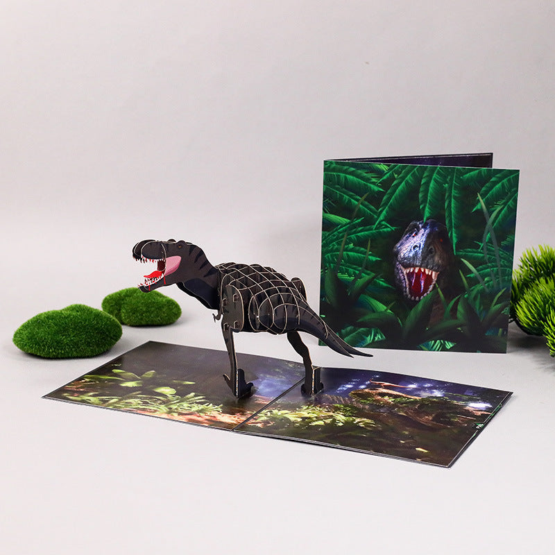 T-Rex Pop Up Card | 3D Card | Dinosaur | Greeting Card | Birthday