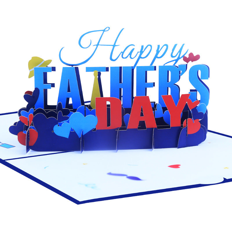 Fathers Day Pop Up Card | Happy Fathers Day | Card for Dad | 3D Card | Greeting Card