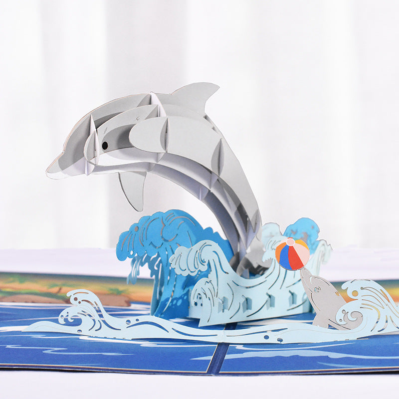 Dolphin Pop Up Card