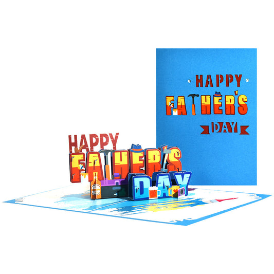 Fathers Day Pop Up Card | Dad | Card for Dad | 3D Card | Greeting Card