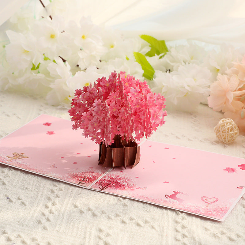 Blossom Cherry Tree Pop Up Card