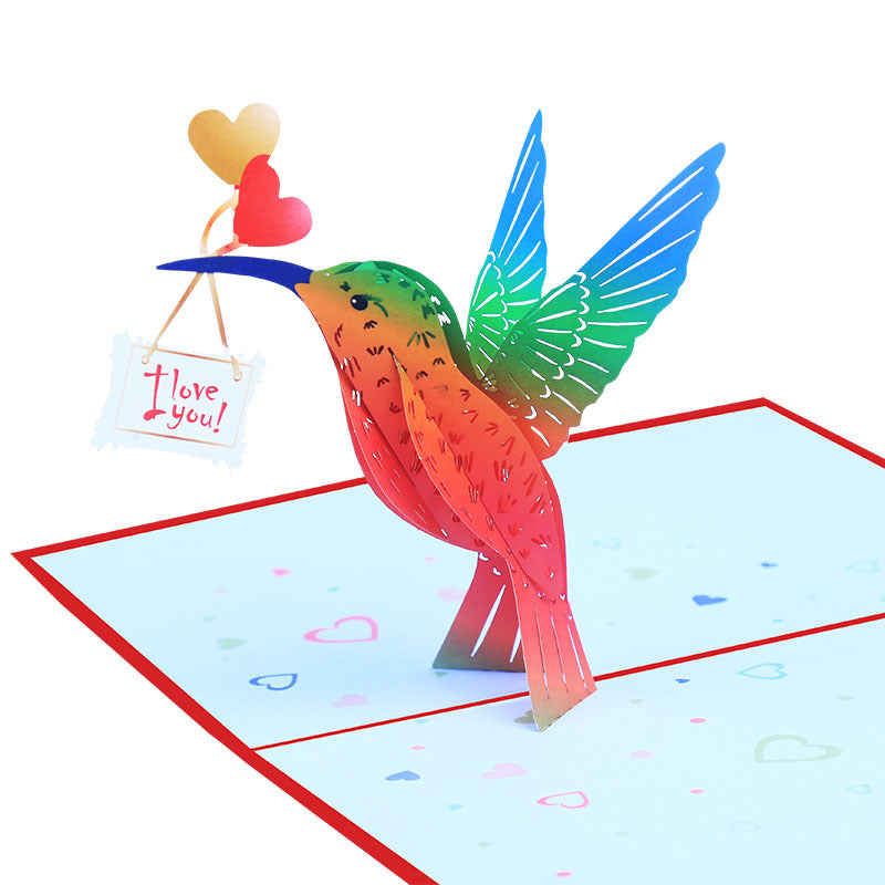 Hummingbird Pop Up Card - 5 Styles