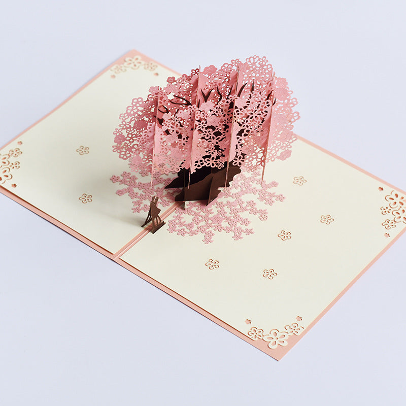 Cherry Blossom Pop Up Card | 3 Styles