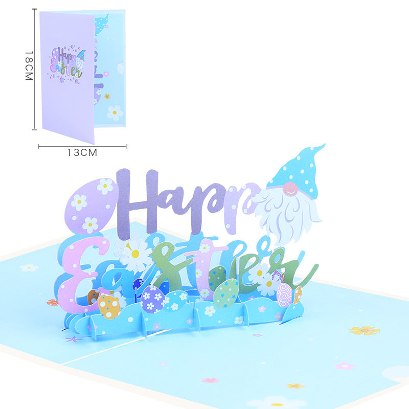 Easter Pop Up Card | Greeting Card | 3D Card | Happy Easter | 2 Styles