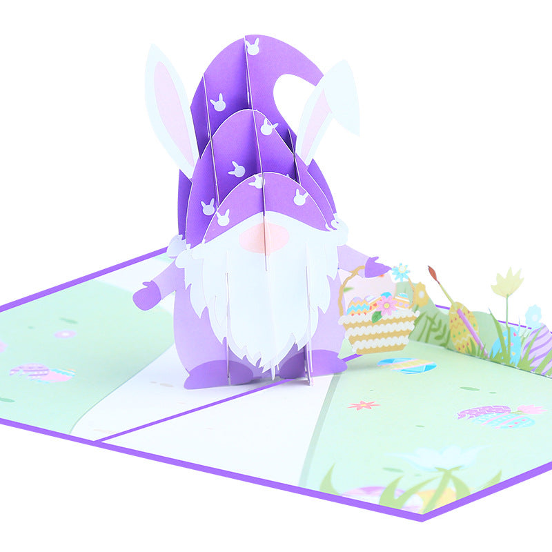 Easter Pop Up Card | Easter Bunny | Wizard | 3D Card | Funny | Greeting Card | 2 Styles