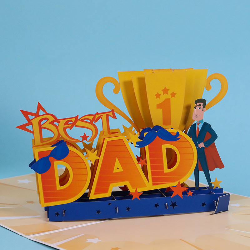 Fathers Day Pop Up Card | Dad | Card for Dad | 3D Card | Greeting Card