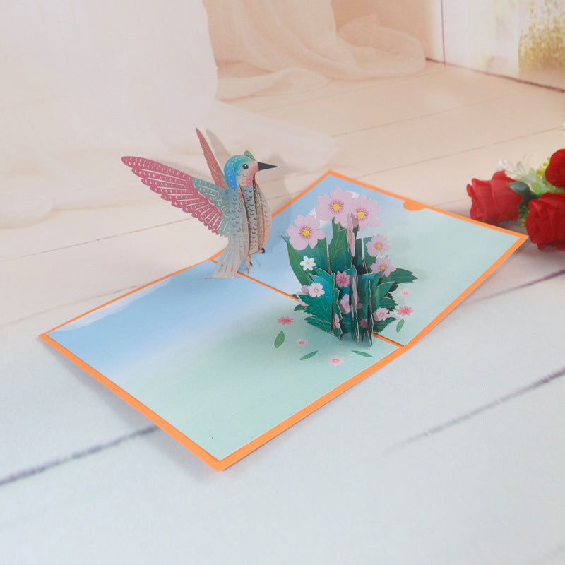 Hummingbird Pop Up Card - 5 Styles