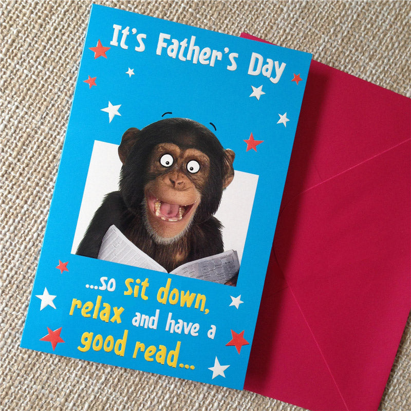 Fathers Day Card - Reading