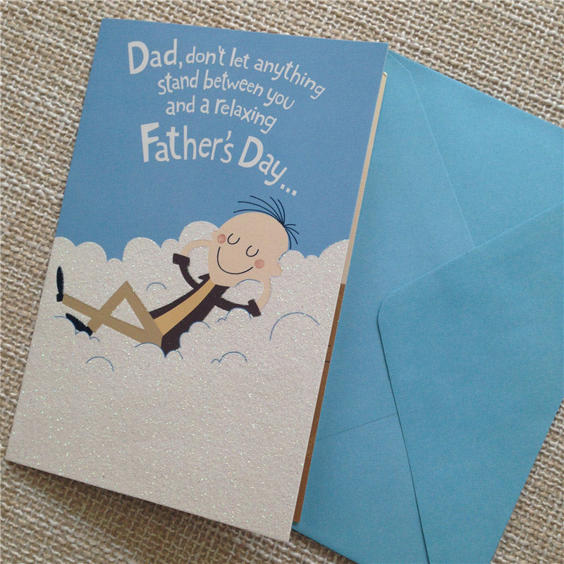 Fathers Day Card - Relaxing