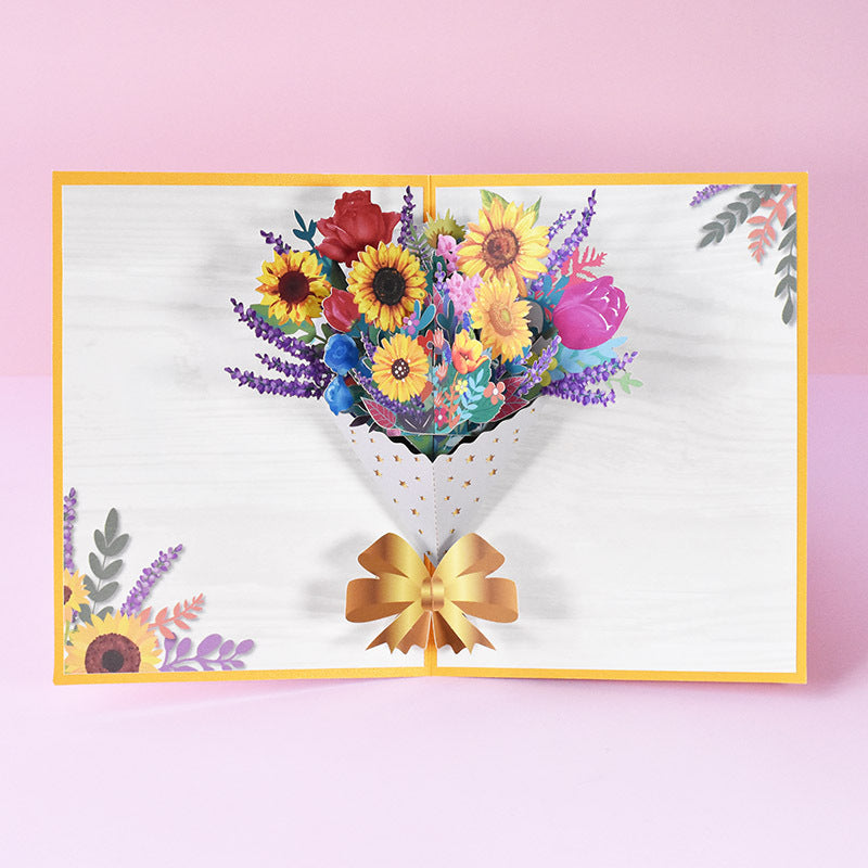 Sunflower Bouquet Pop Up Card - 2 Styles