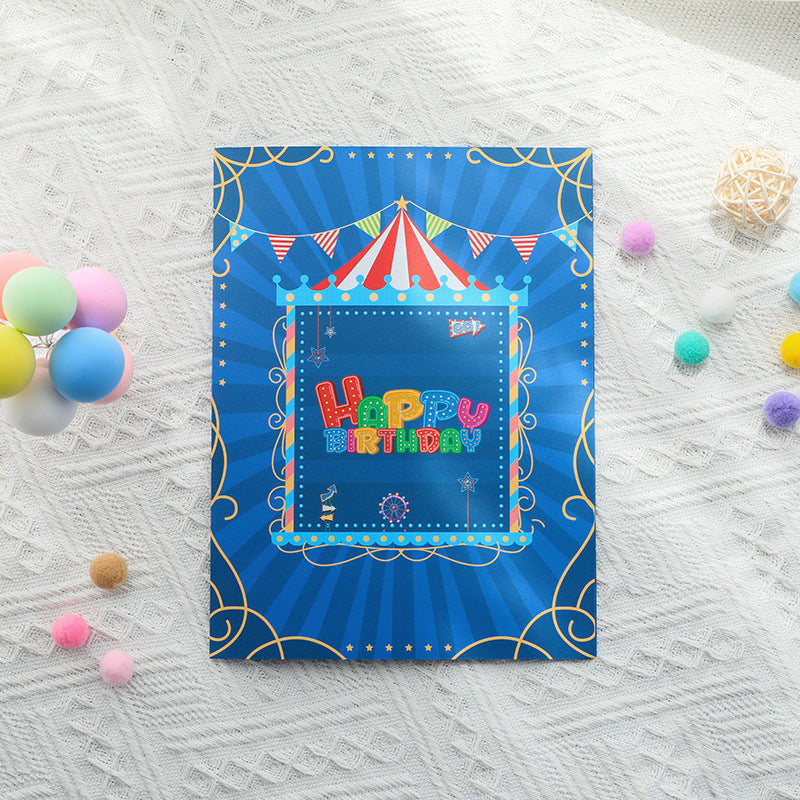 Birthday Pop Up Card | 3D Card | Greeting Card | Gift | Theme Park | Circus