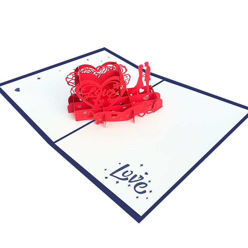 Romantic Love Pop Up Card