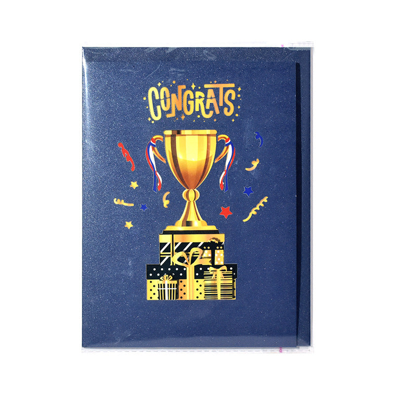 Congratulations Pop Up Card | 3D Card | Congrats! | Greeting Card | Well Done | Gift