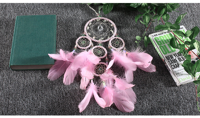 Dreamcatcher, Pink, 50cm Medium