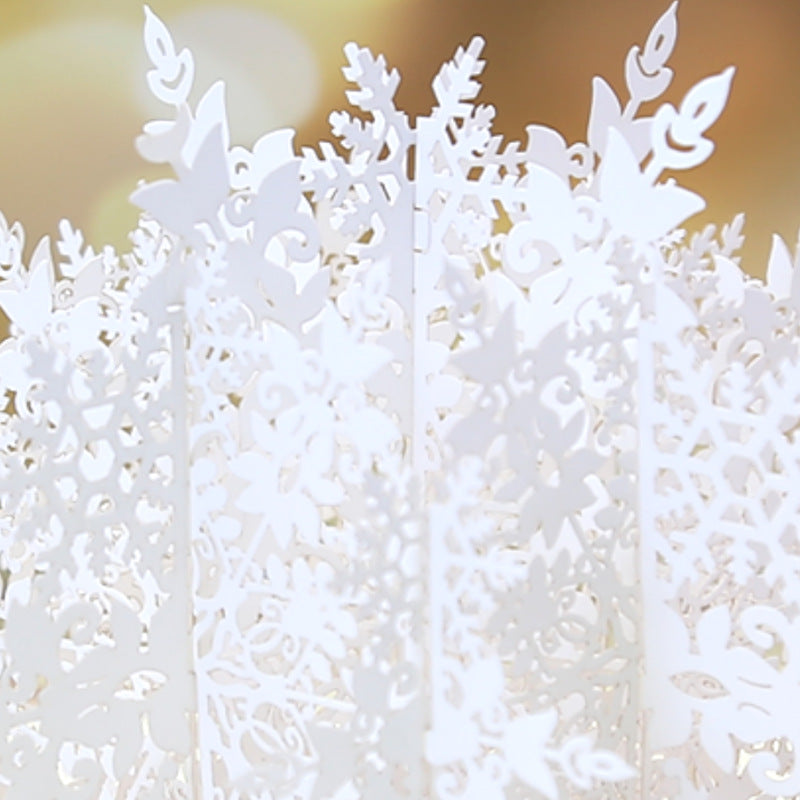 Christmas Pop Up Card | Snowflake | Frost | Xmas | 3D Card | Greeting Card 