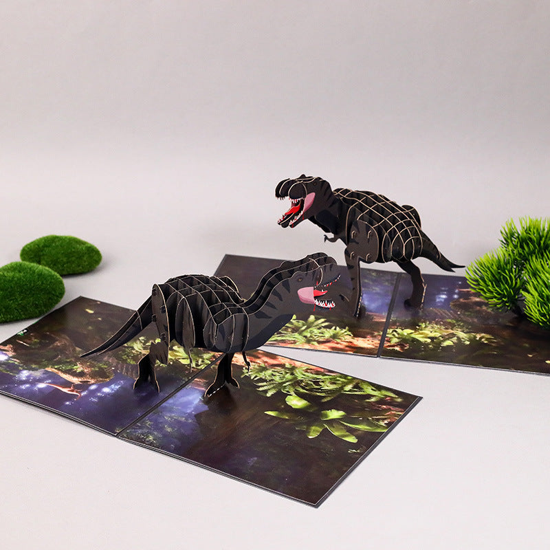 T-Rex Pop Up Card | 3D Card | Dinosaur | Greeting Card | Birthday