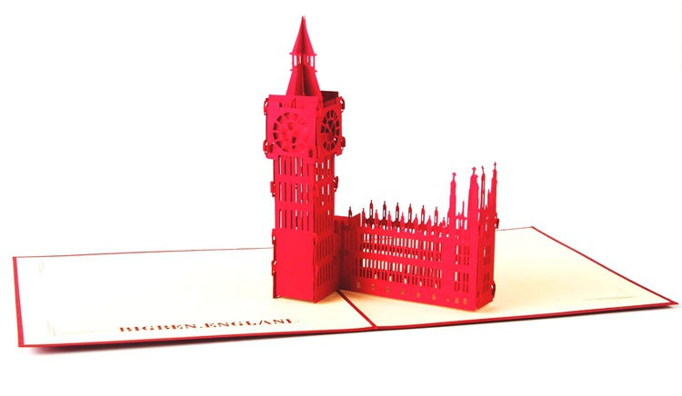 Big Ben Souvenir Pop Up Card