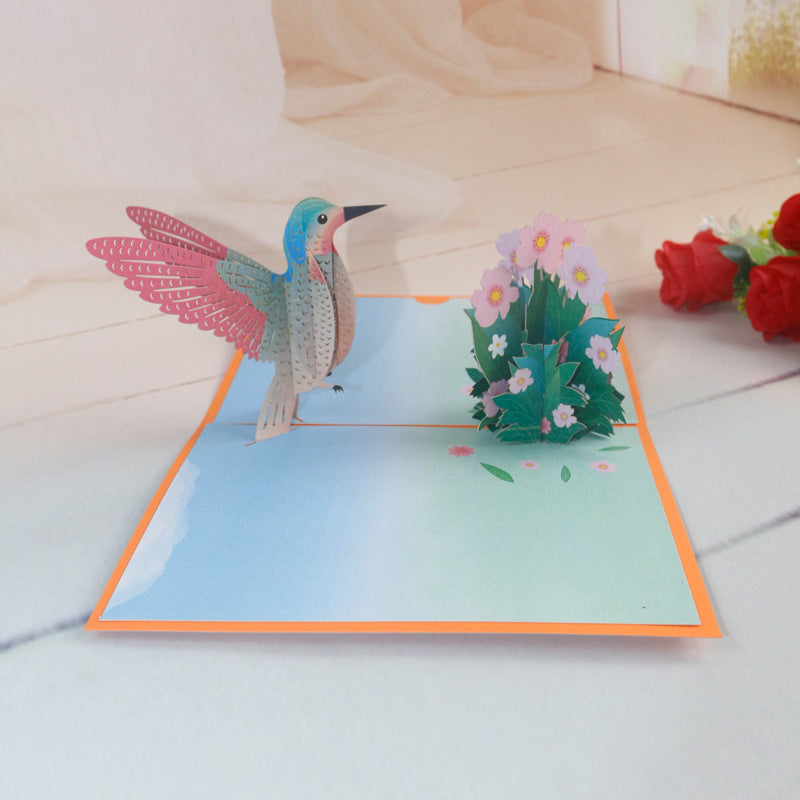 Hummingbird Pop Up Card - 5 Styles