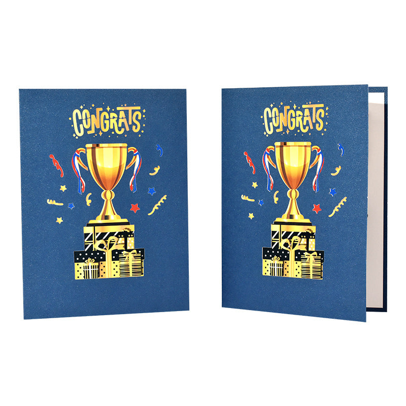 Congratulations Pop Up Card | 3D Card | Congrats! | Greeting Card | Well Done | Gift