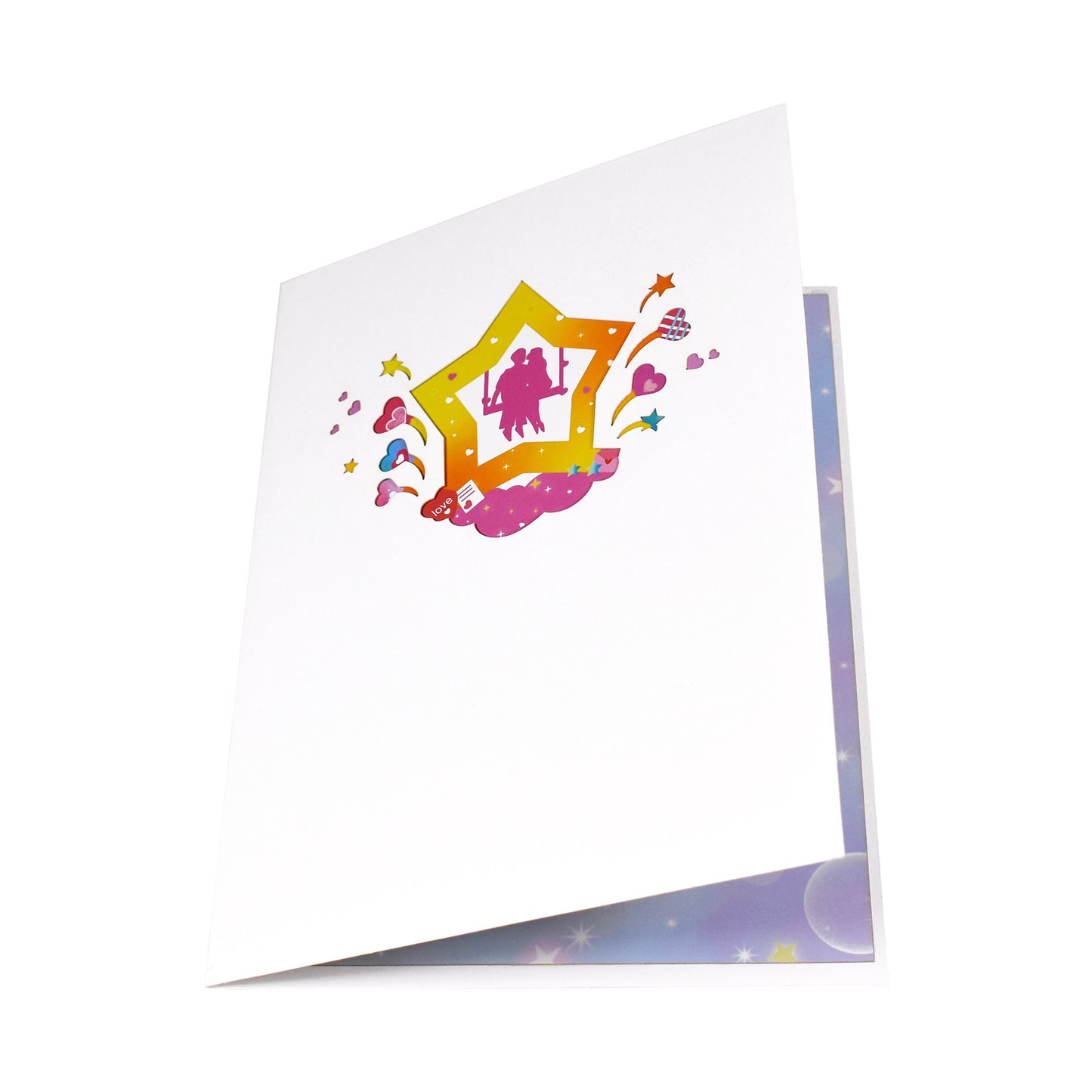 Love Star Pop Up Card | Valentines Day | Wedding | Anniversary