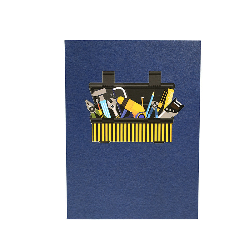 Fathers Day Pop Up Card | Toolbox | Card for Dad | 3D Card | Greeting Card 