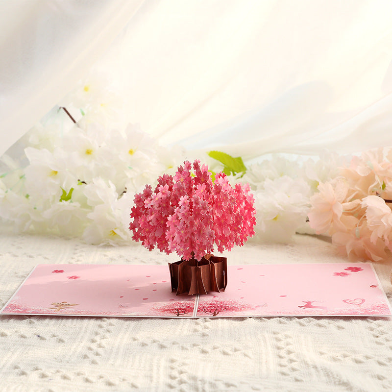 Blossom Cherry Tree Pop Up Card