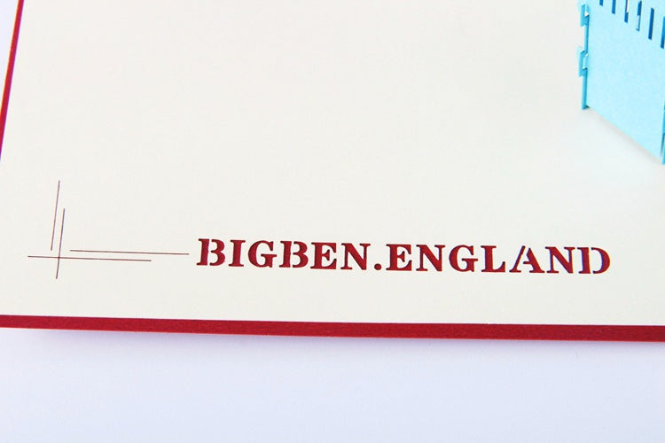 Big Ben Souvenir Pop Up Card