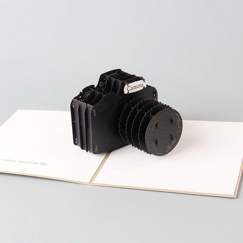 Photo Camera Pop Up Card