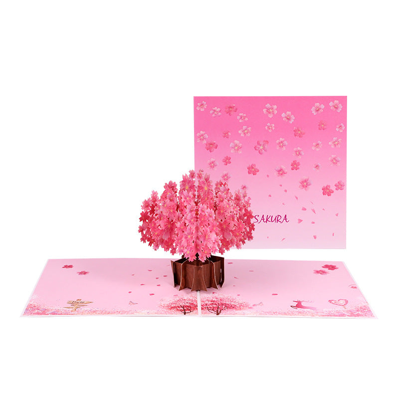 Blossom Cherry Tree Pop Up Card